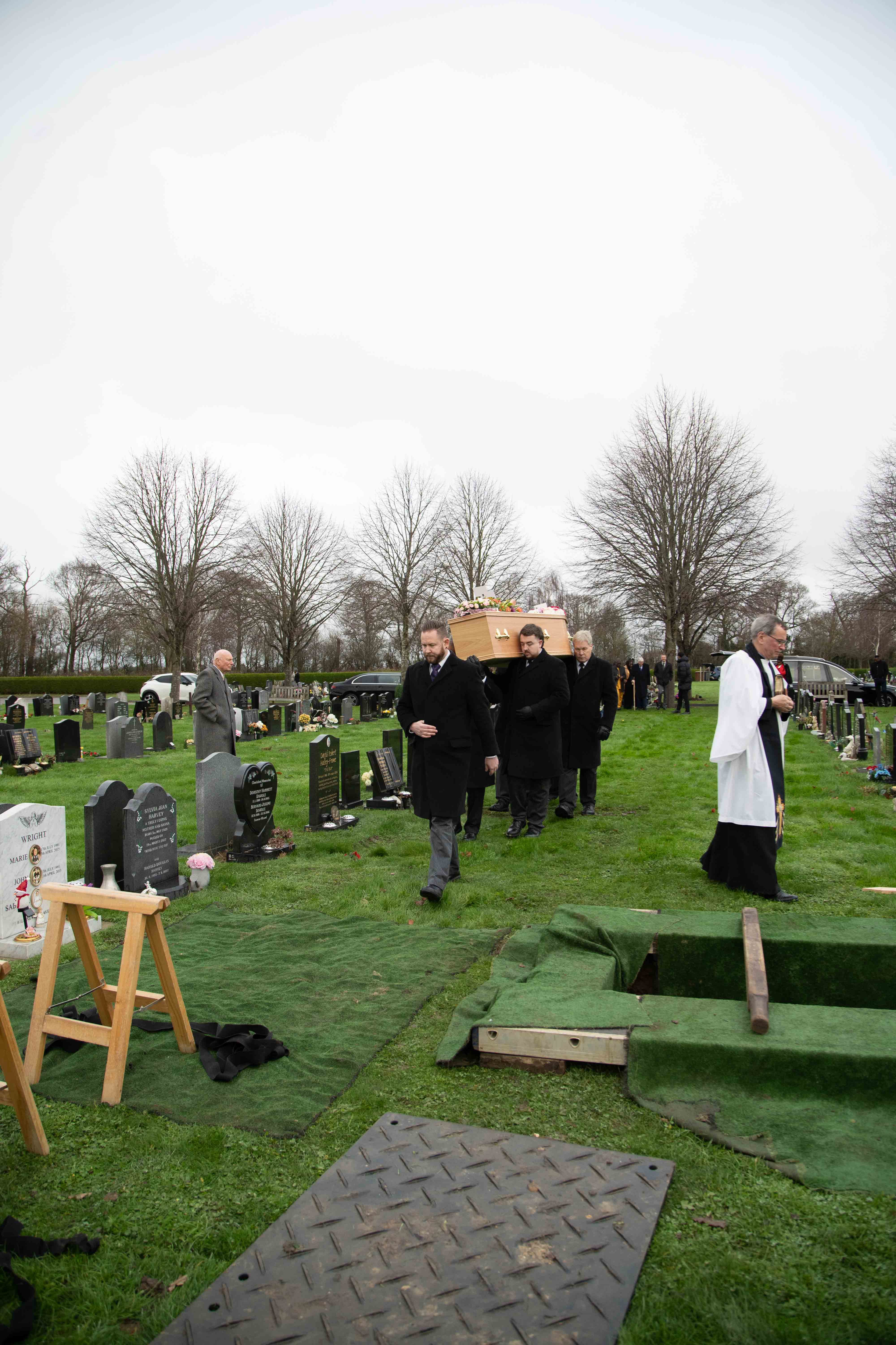 Funeral photography by Louis Charles Dalton