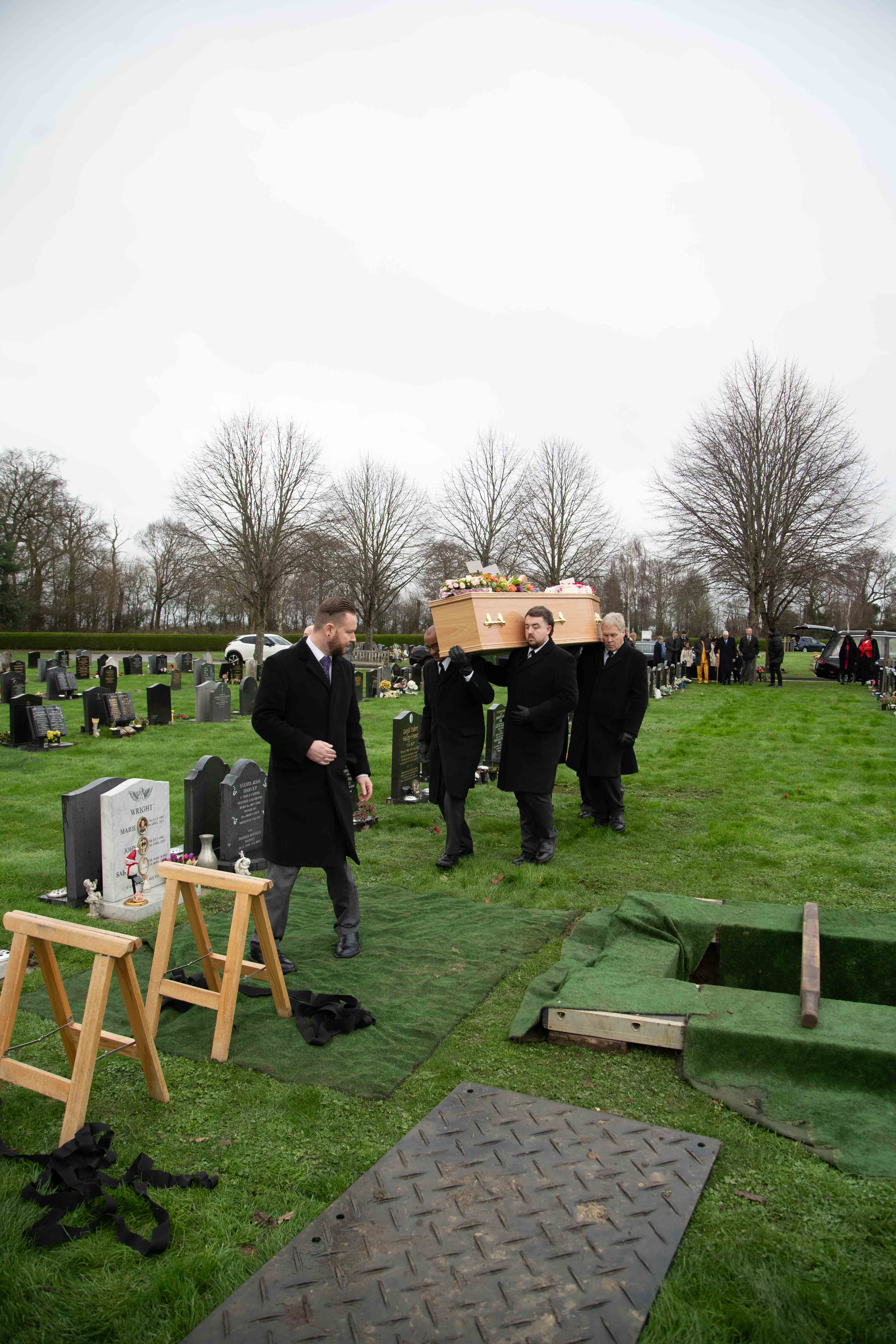 Funeral photography by Louis Charles Dalton