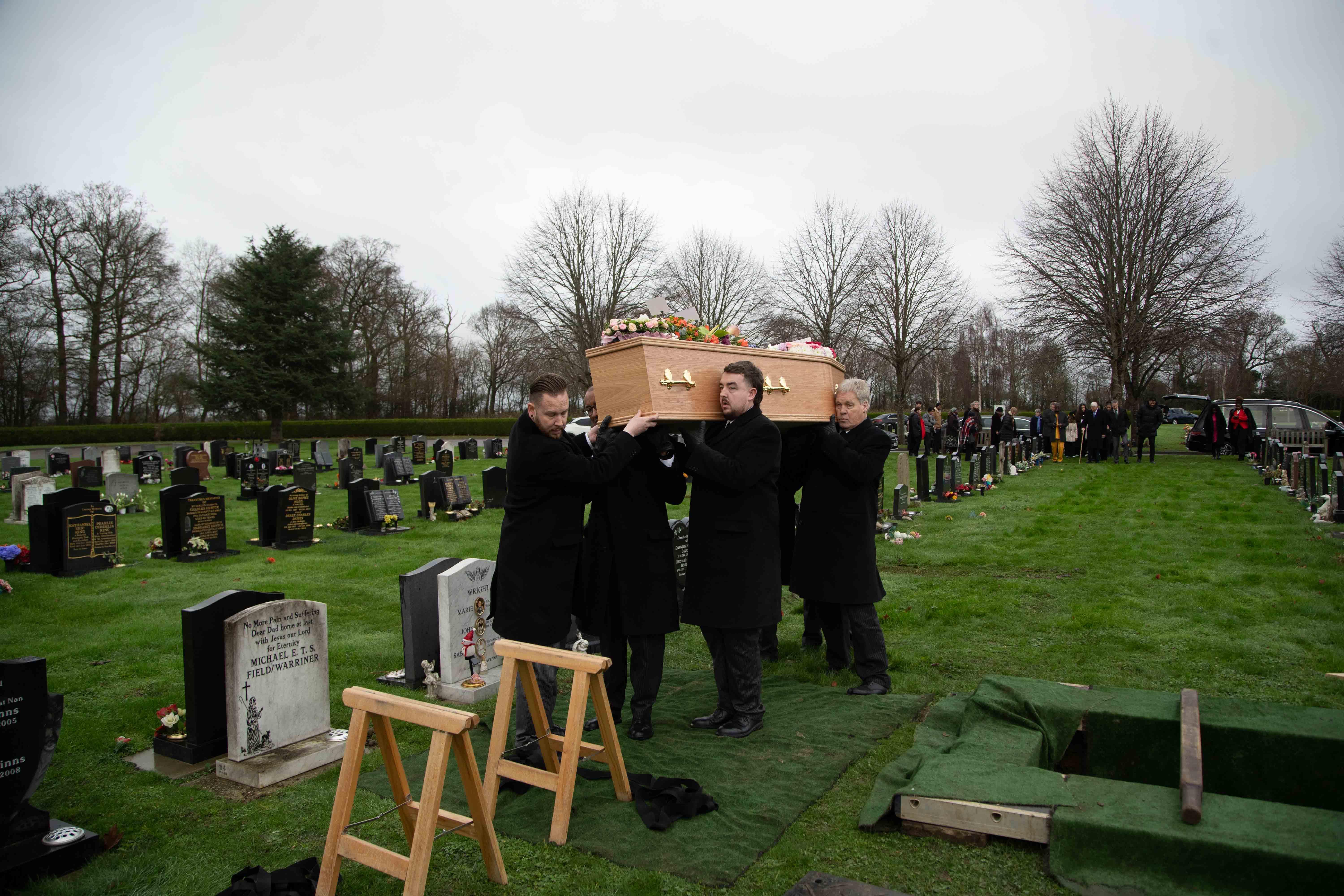 Funeral photography by Louis Charles Dalton