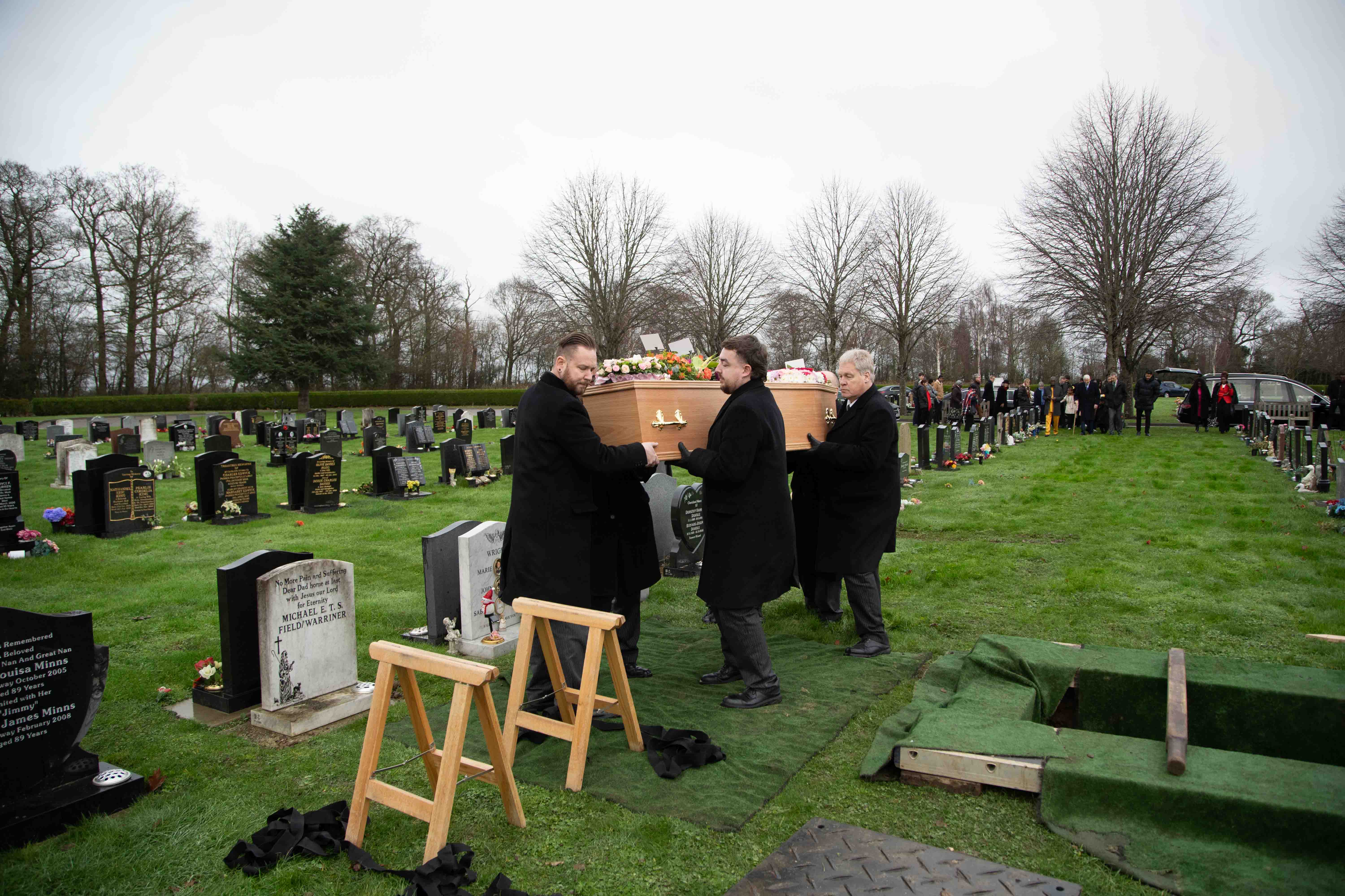 Funeral photography by Louis Charles Dalton