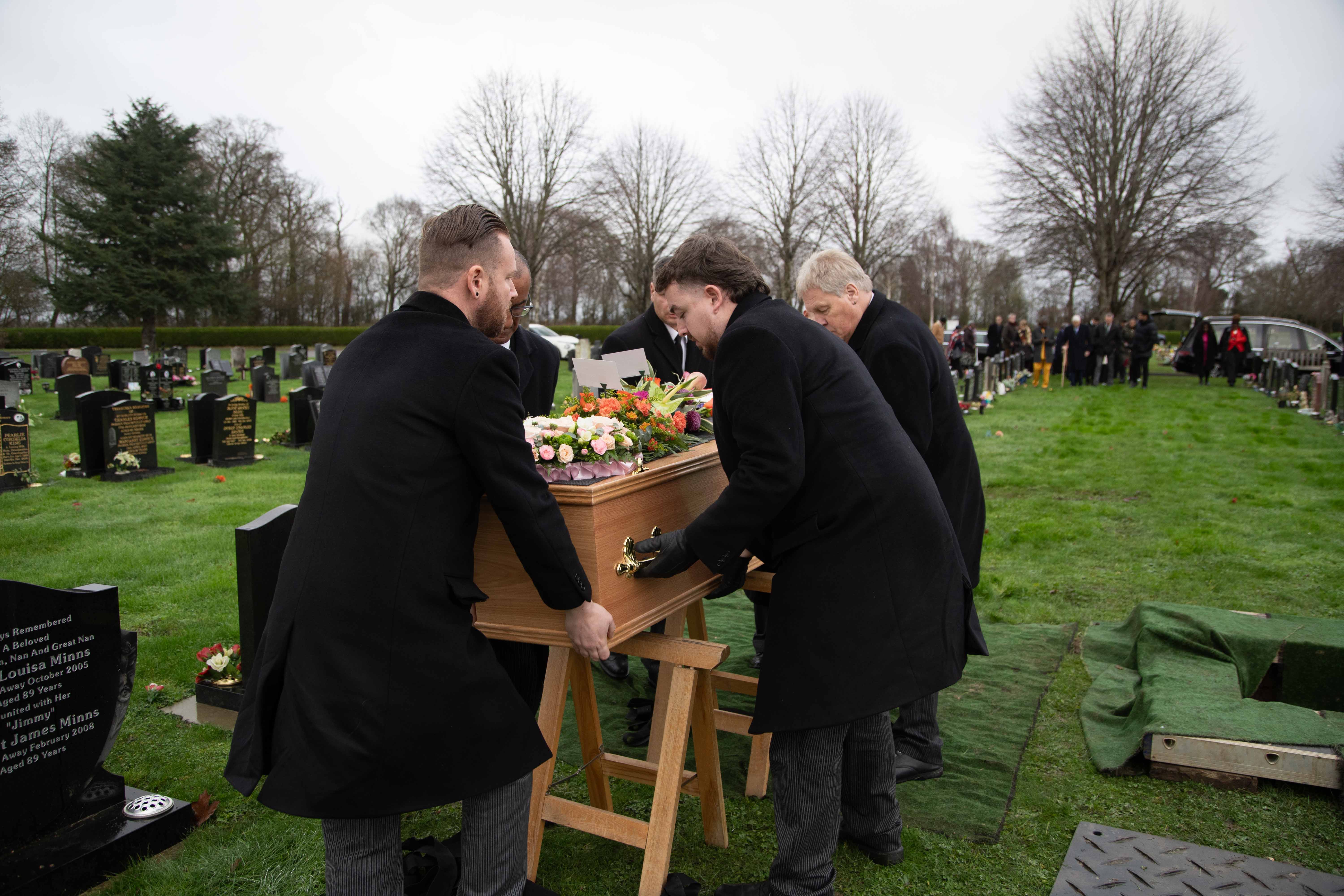 Funeral photography by Louis Charles Dalton