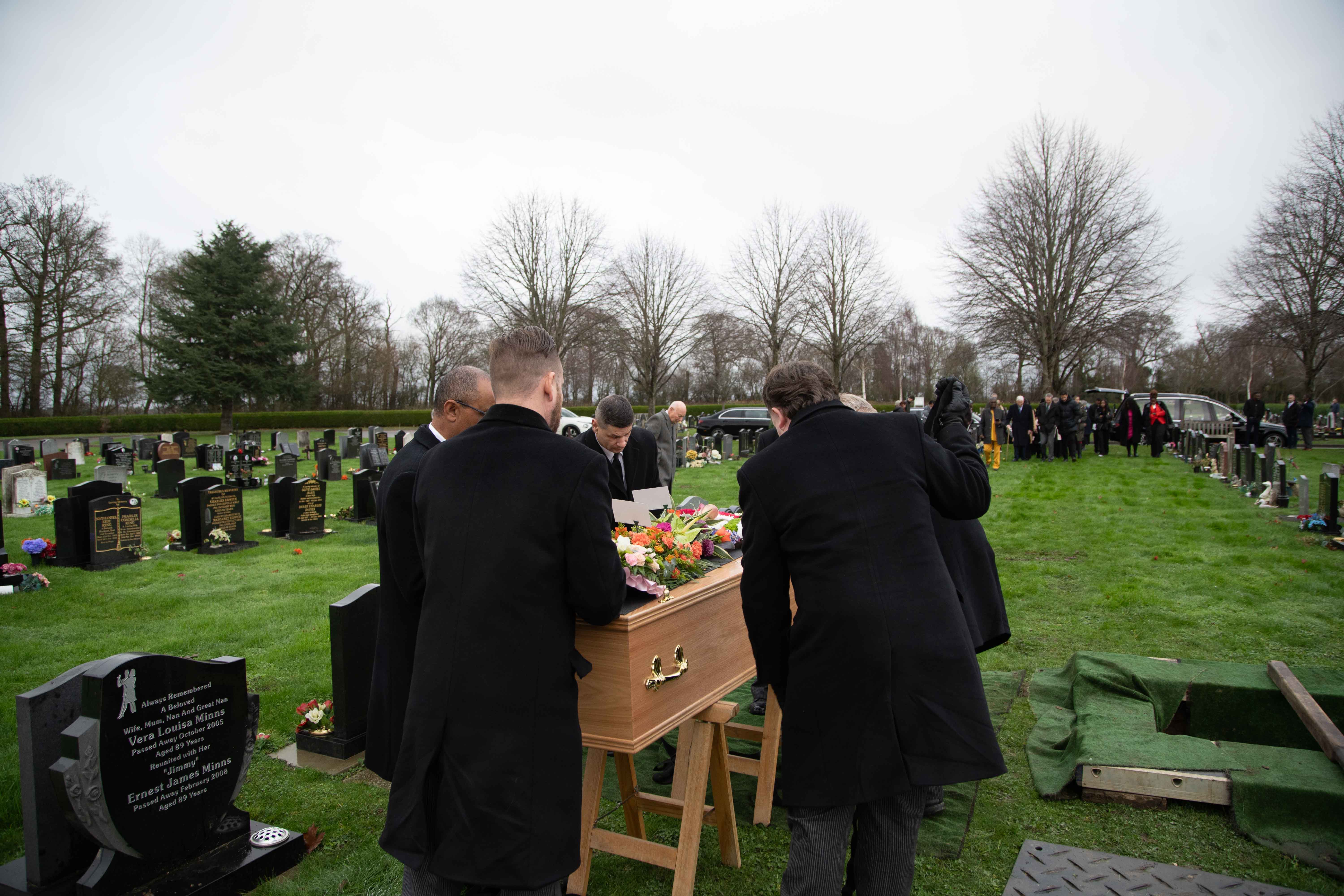 Funeral photography by Louis Charles Dalton