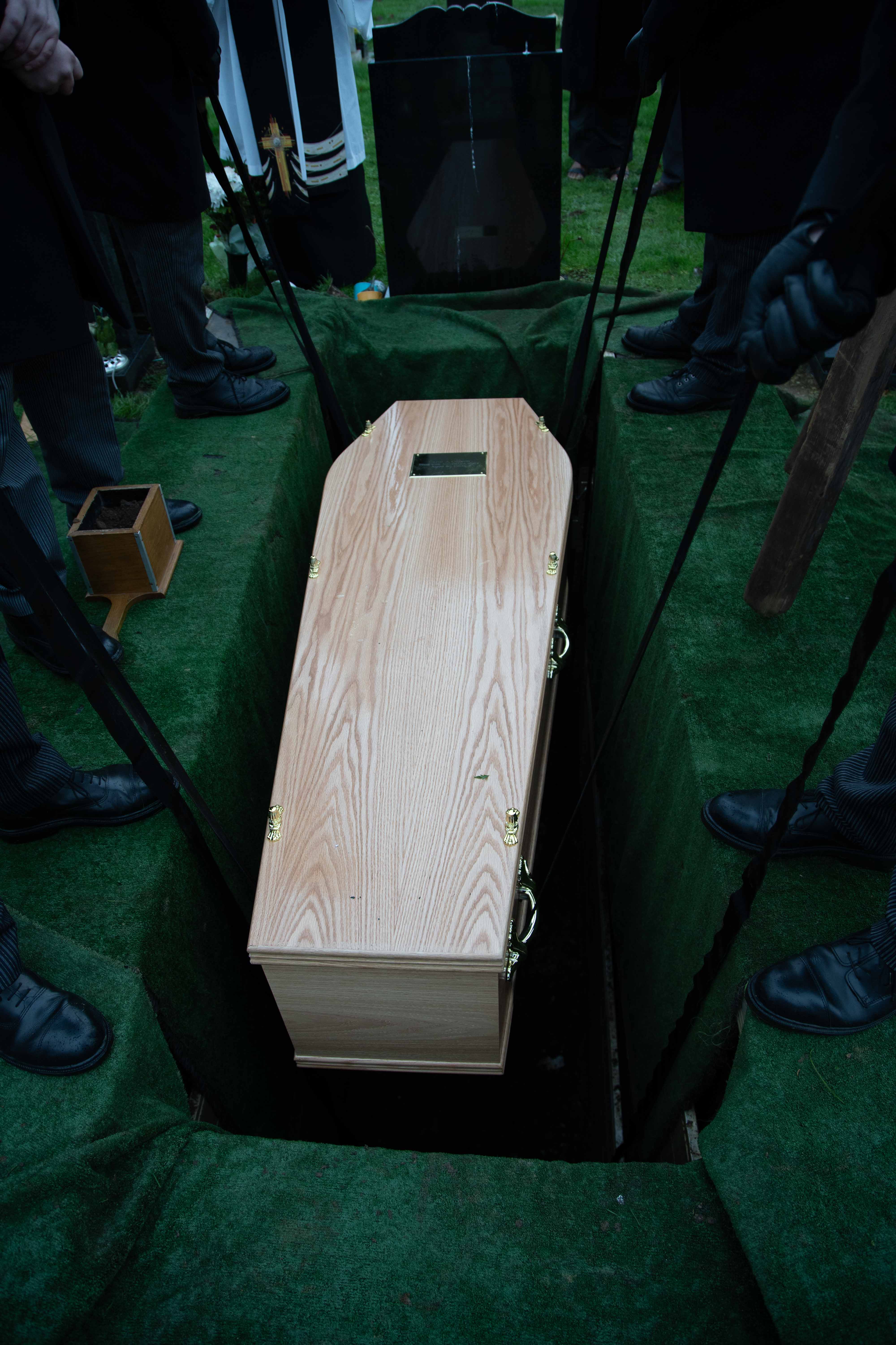 Funeral photography by Louis Charles Dalton