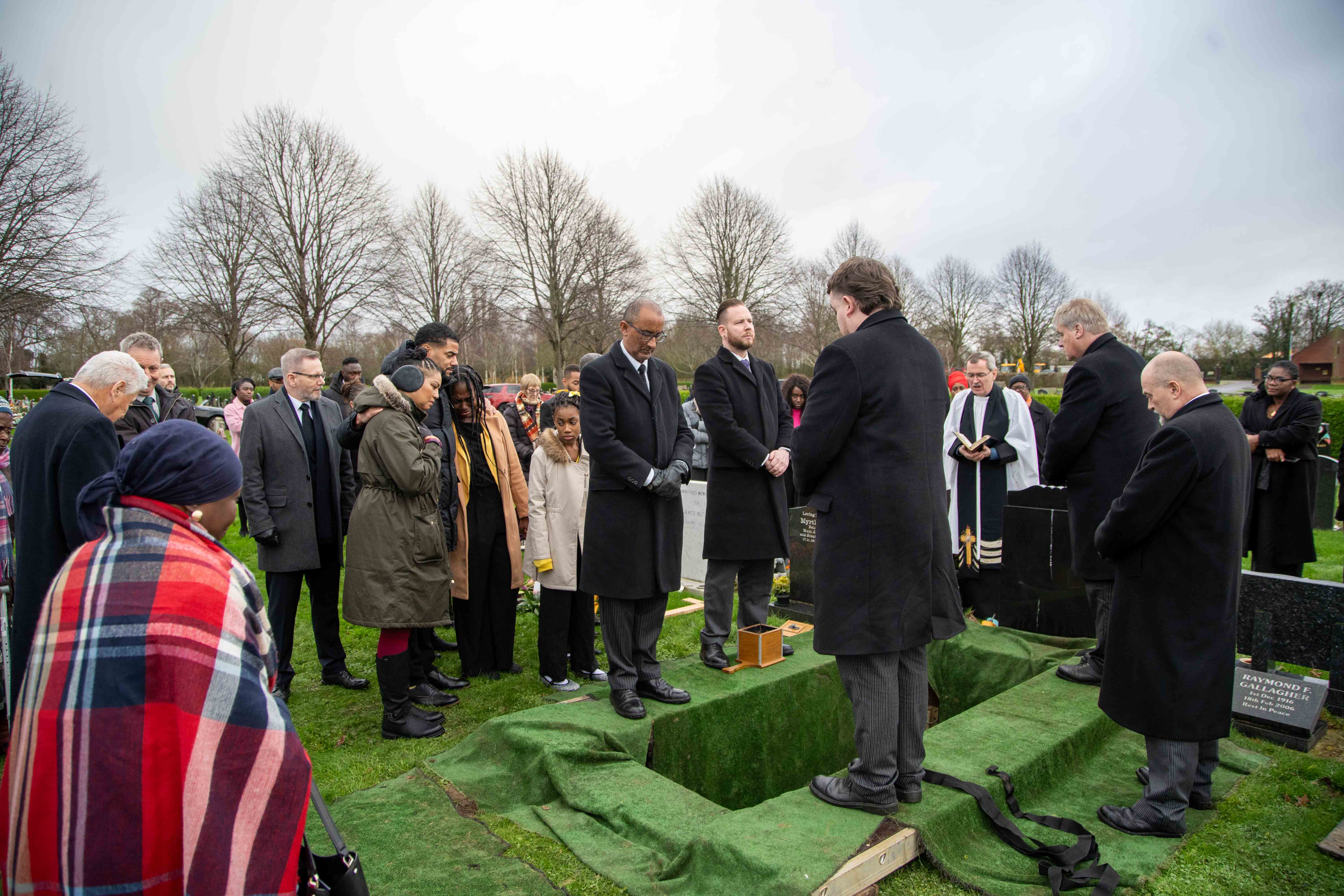 Funeral photography by Louis Charles Dalton