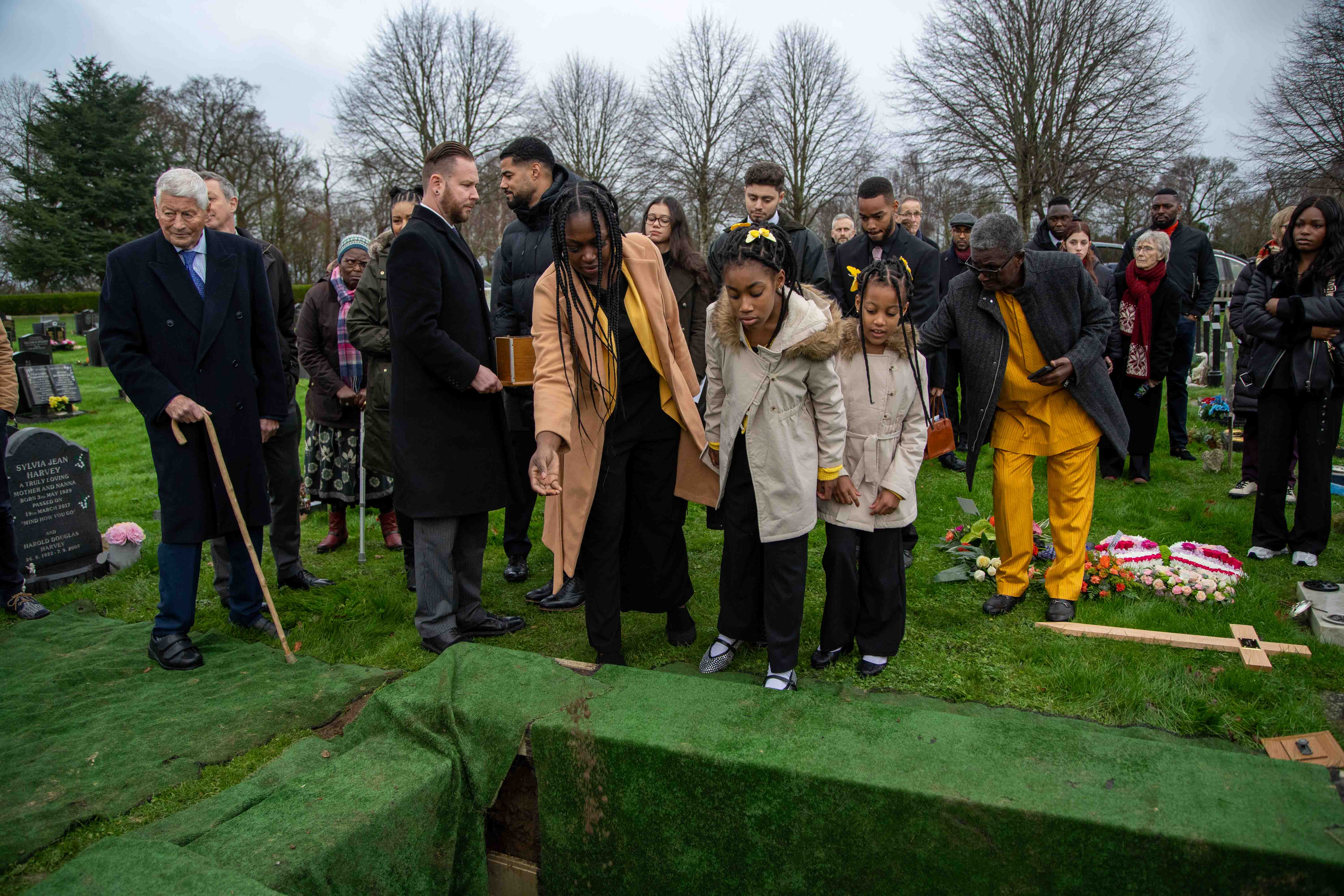 Funeral photography by Louis Charles Dalton