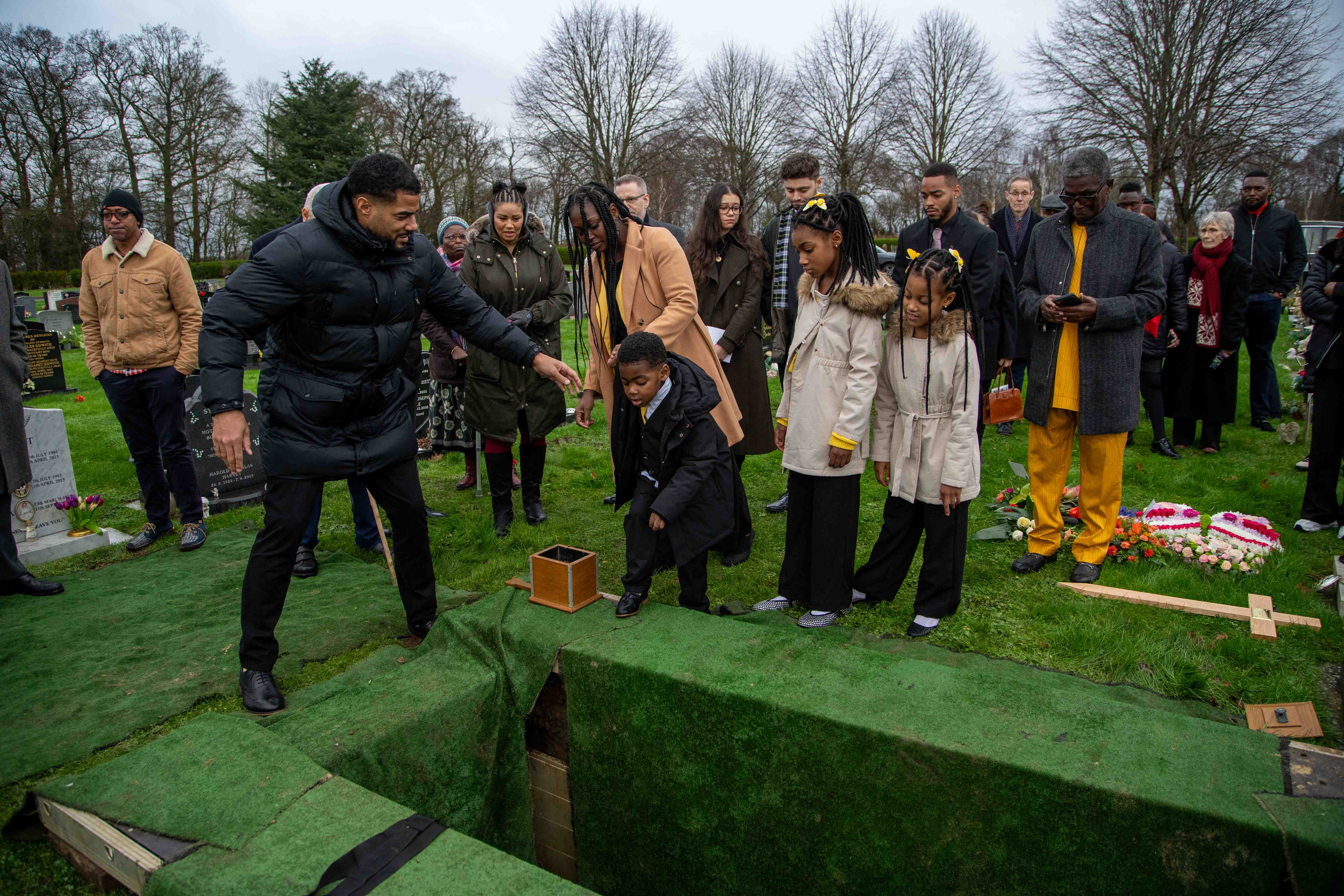 Funeral photography by Louis Charles Dalton