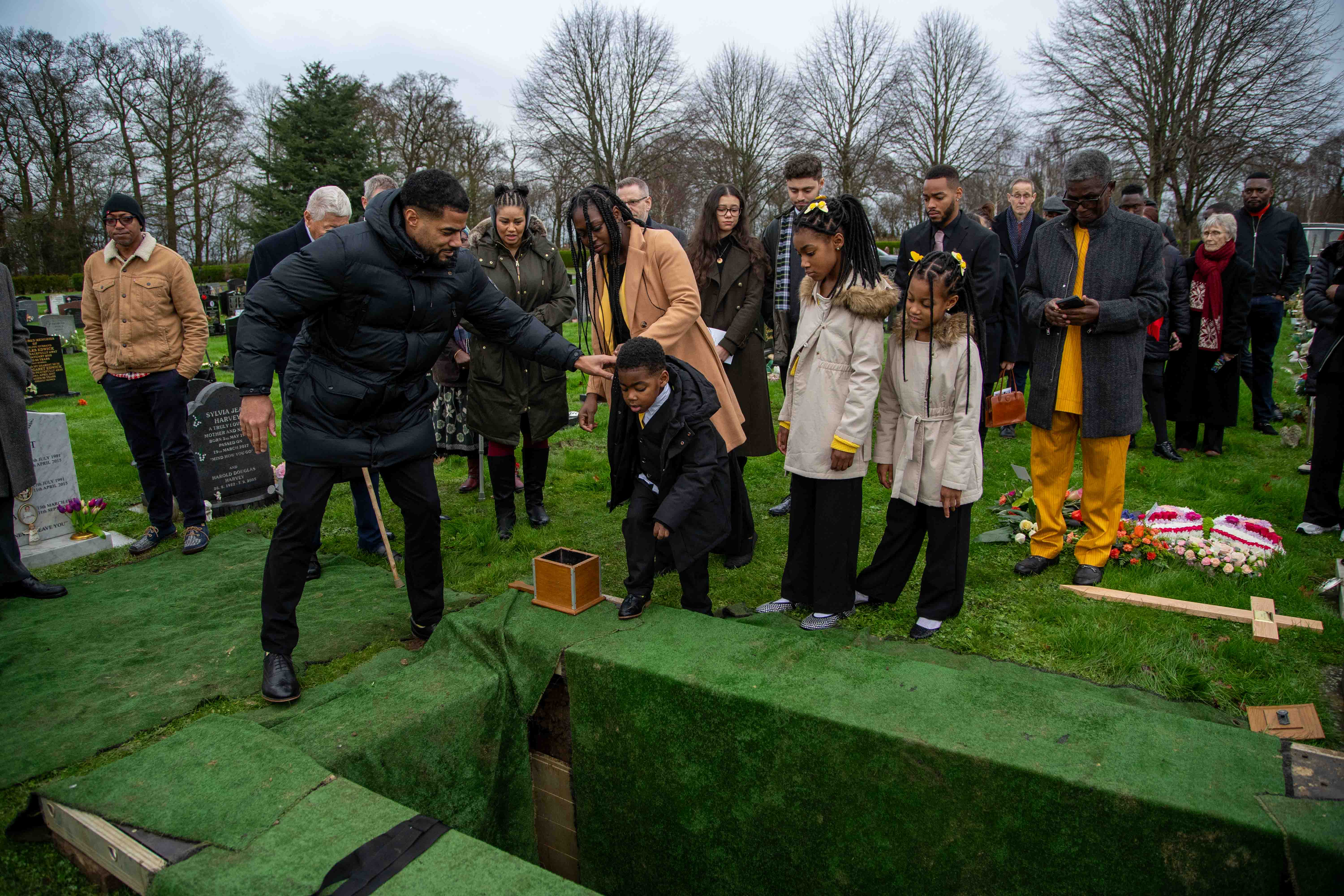 Funeral photography by Louis Charles Dalton