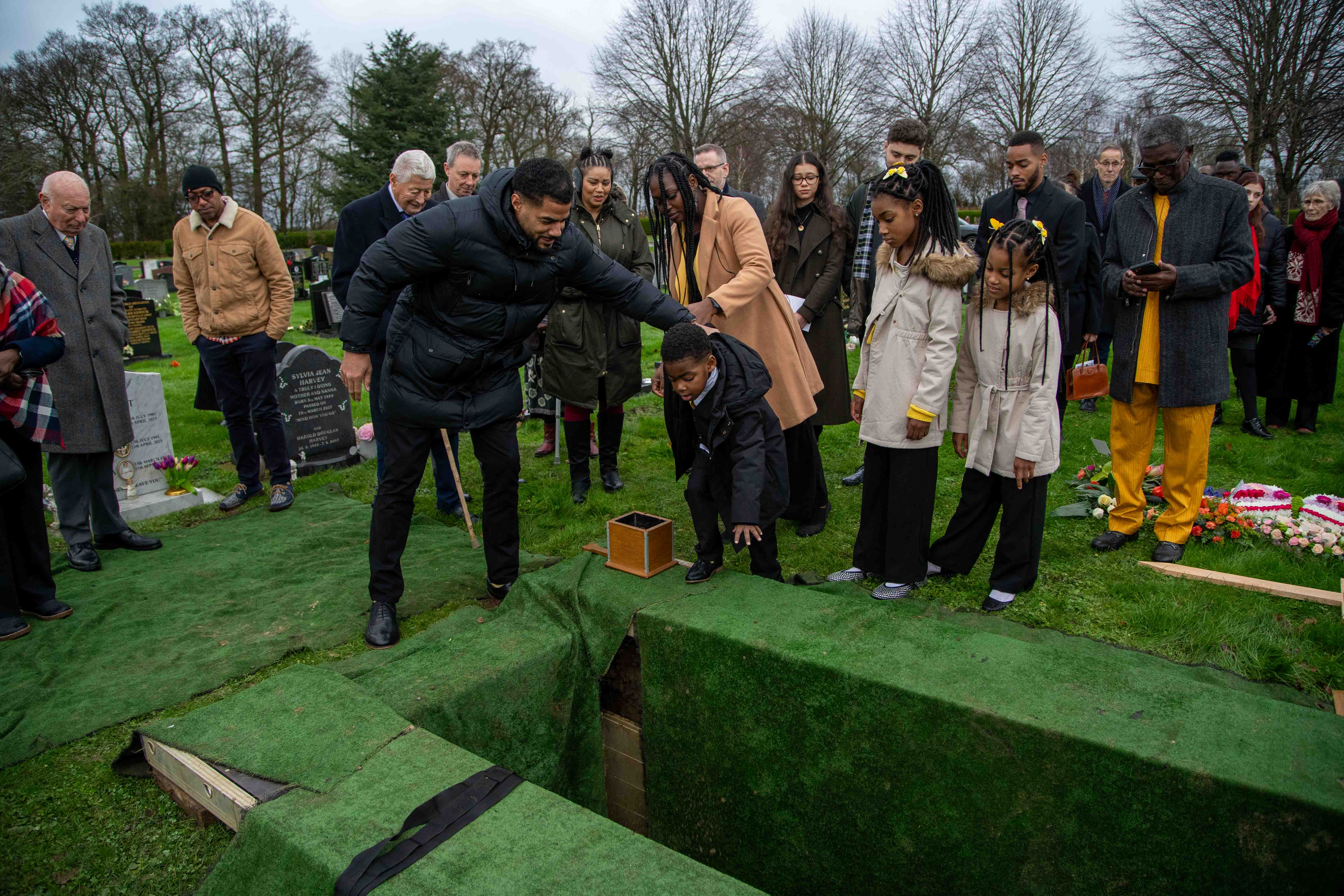 Funeral photography by Louis Charles Dalton