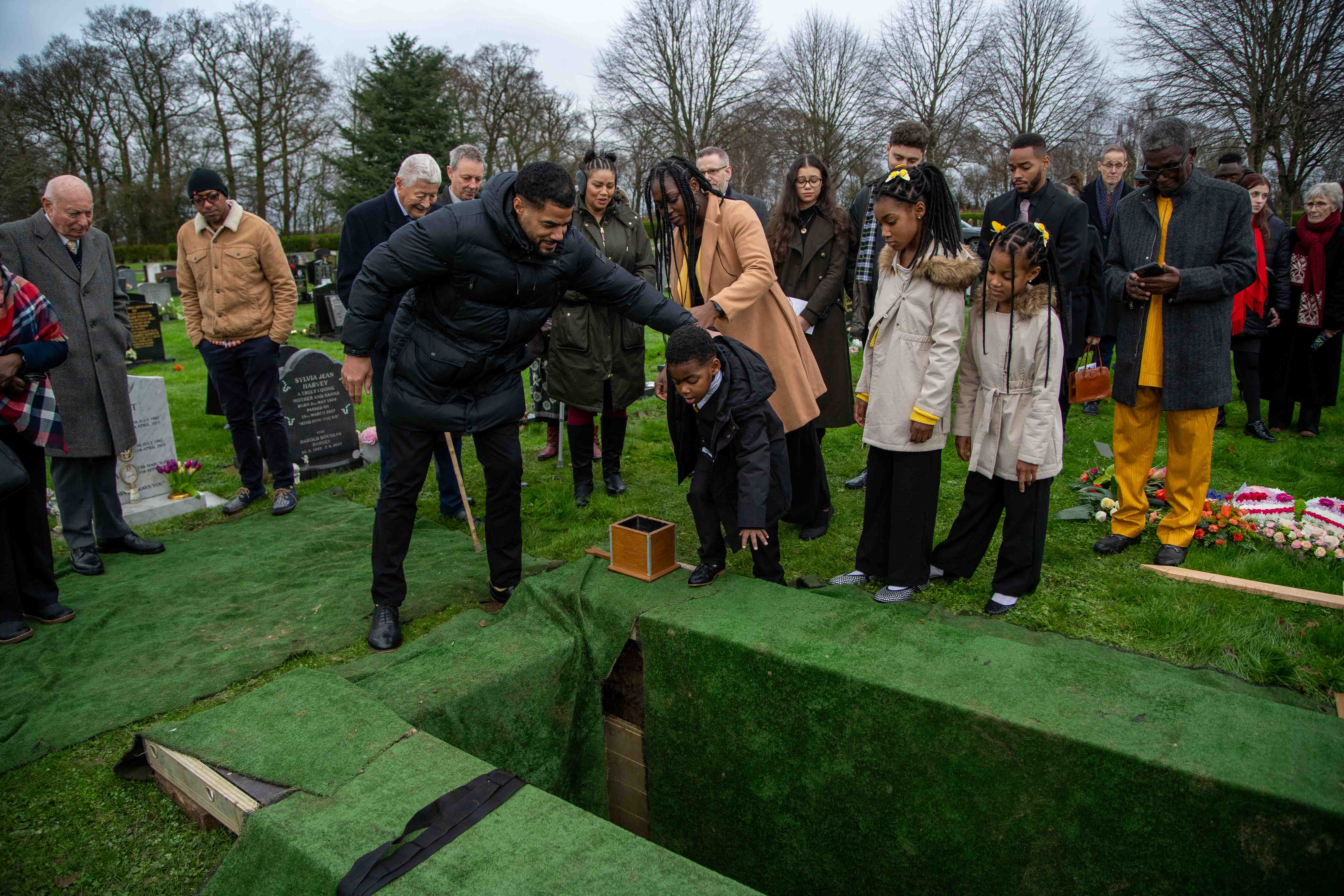 Funeral photography by Louis Charles Dalton