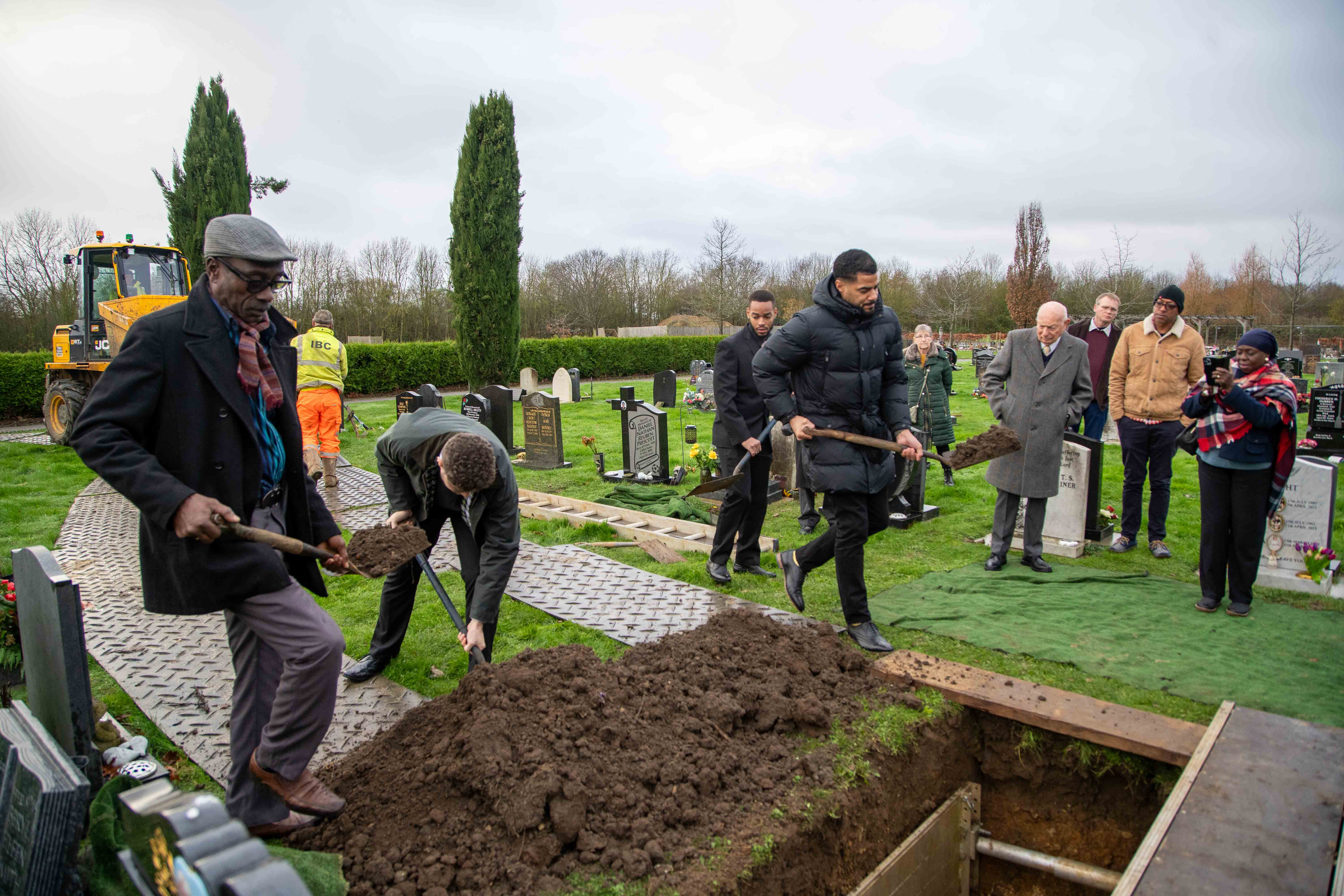 Funeral photography by Louis Charles Dalton