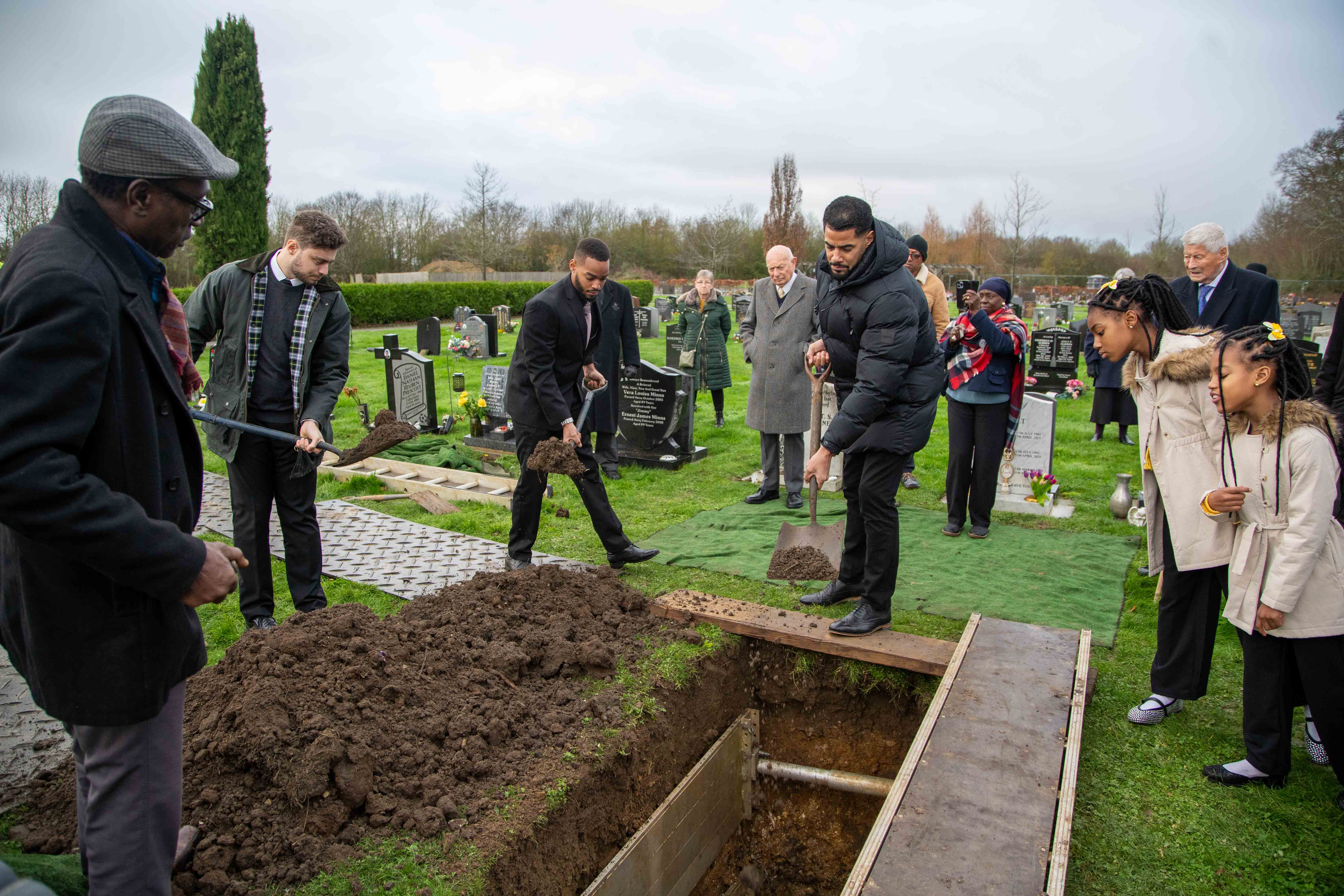 Funeral photography by Louis Charles Dalton