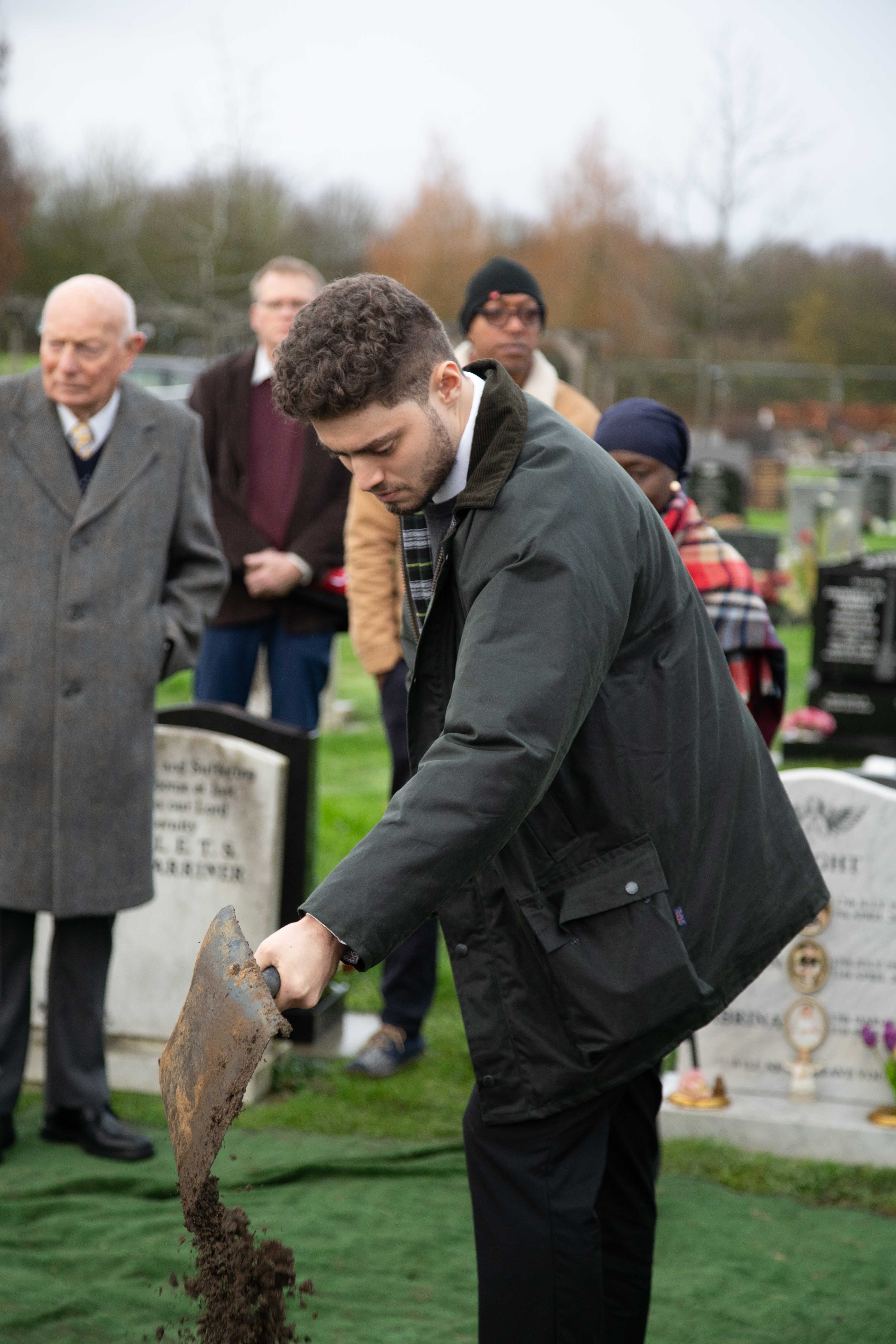 Funeral photography by Louis Charles Dalton