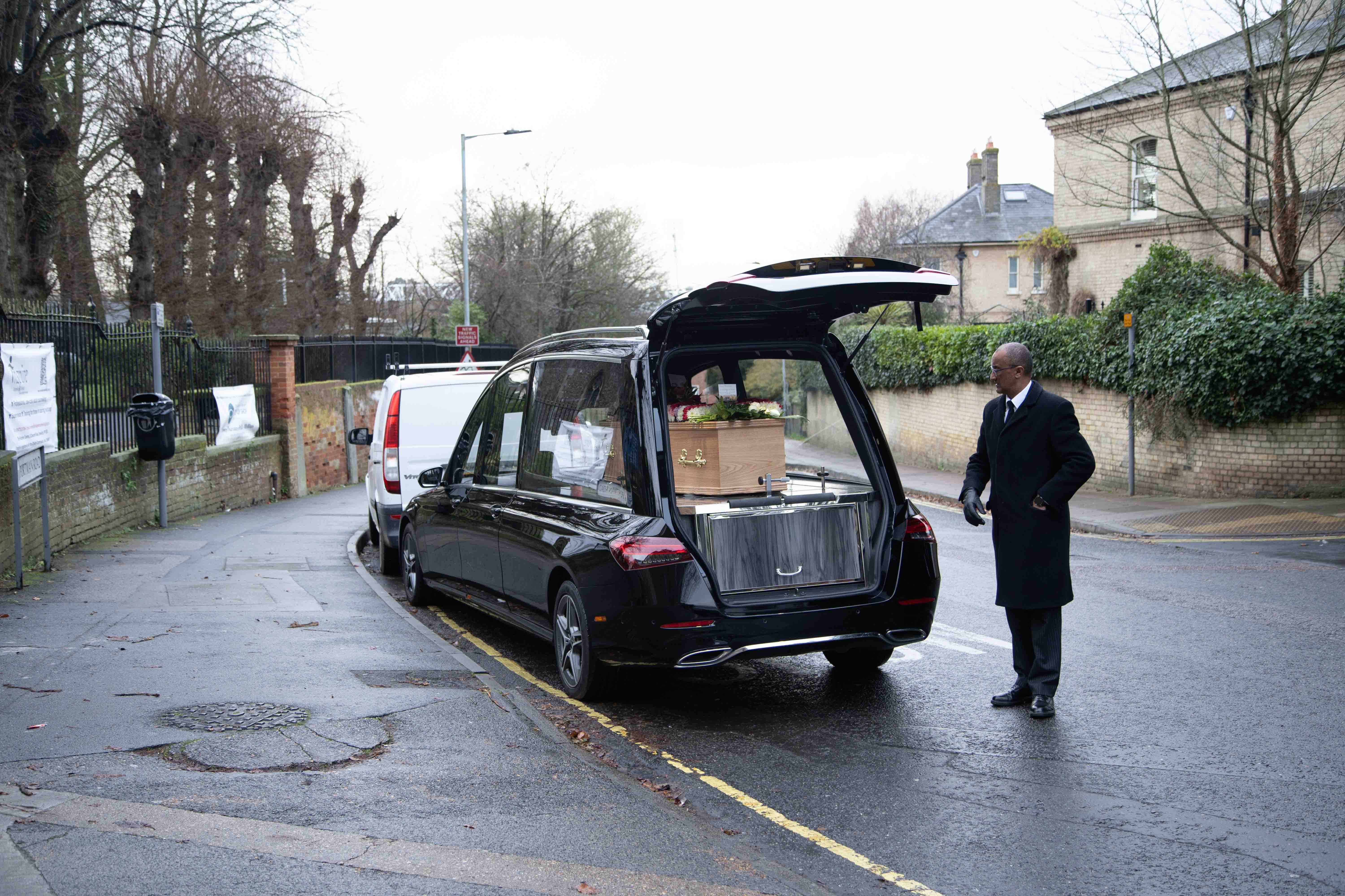 Funeral photography by Louis Charles Dalton