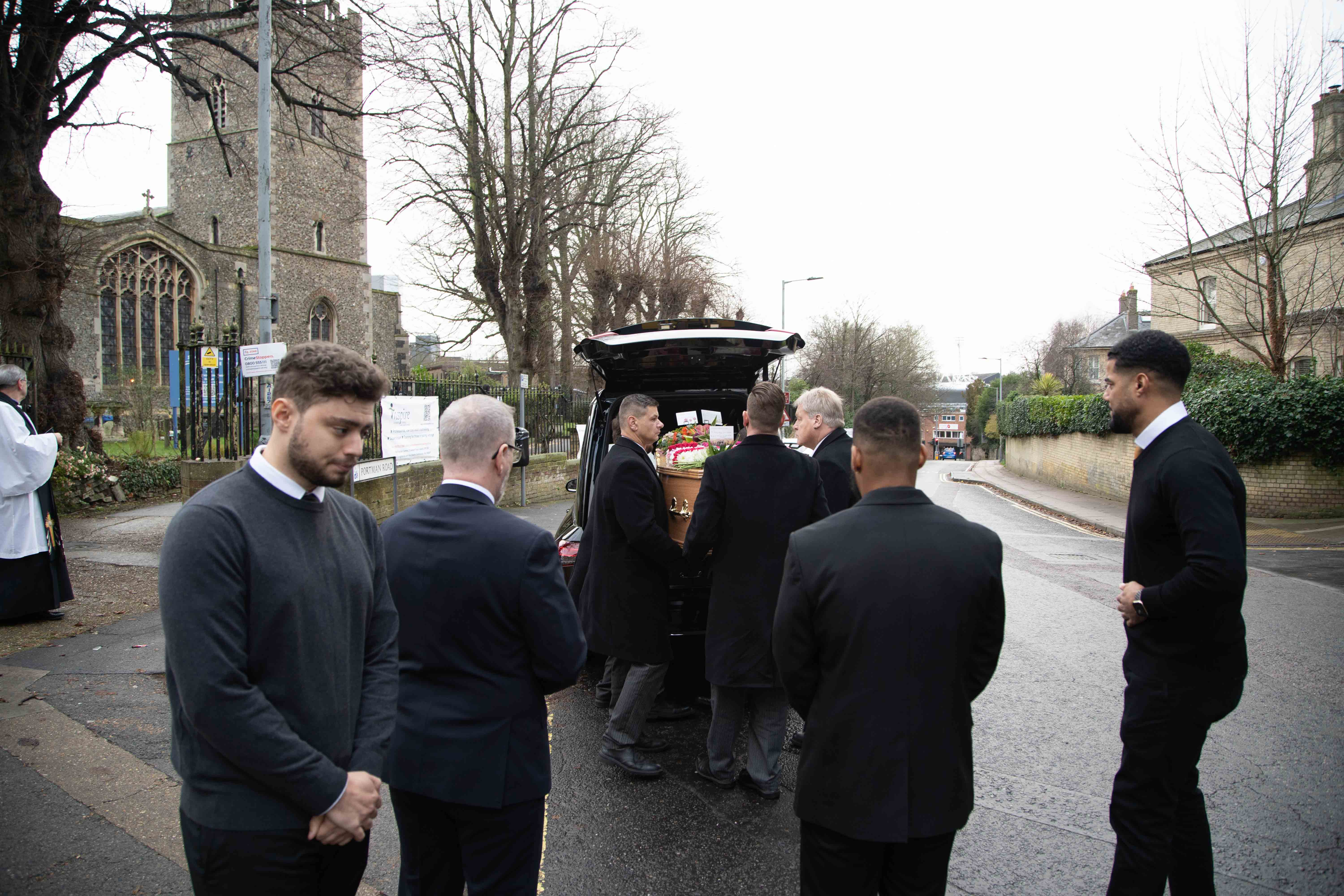 Funeral photography by Louis Charles Dalton