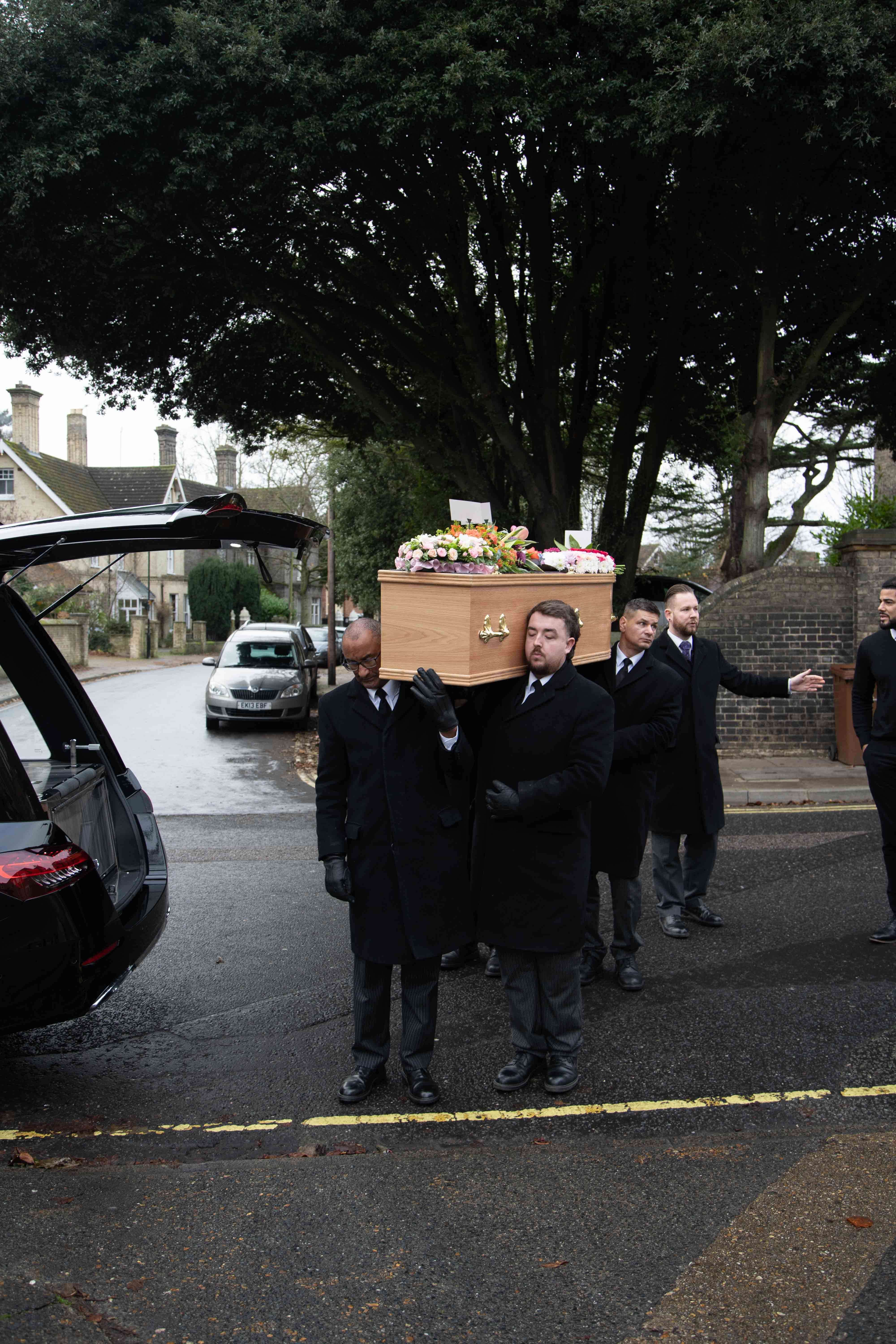 Funeral photography by Louis Charles Dalton