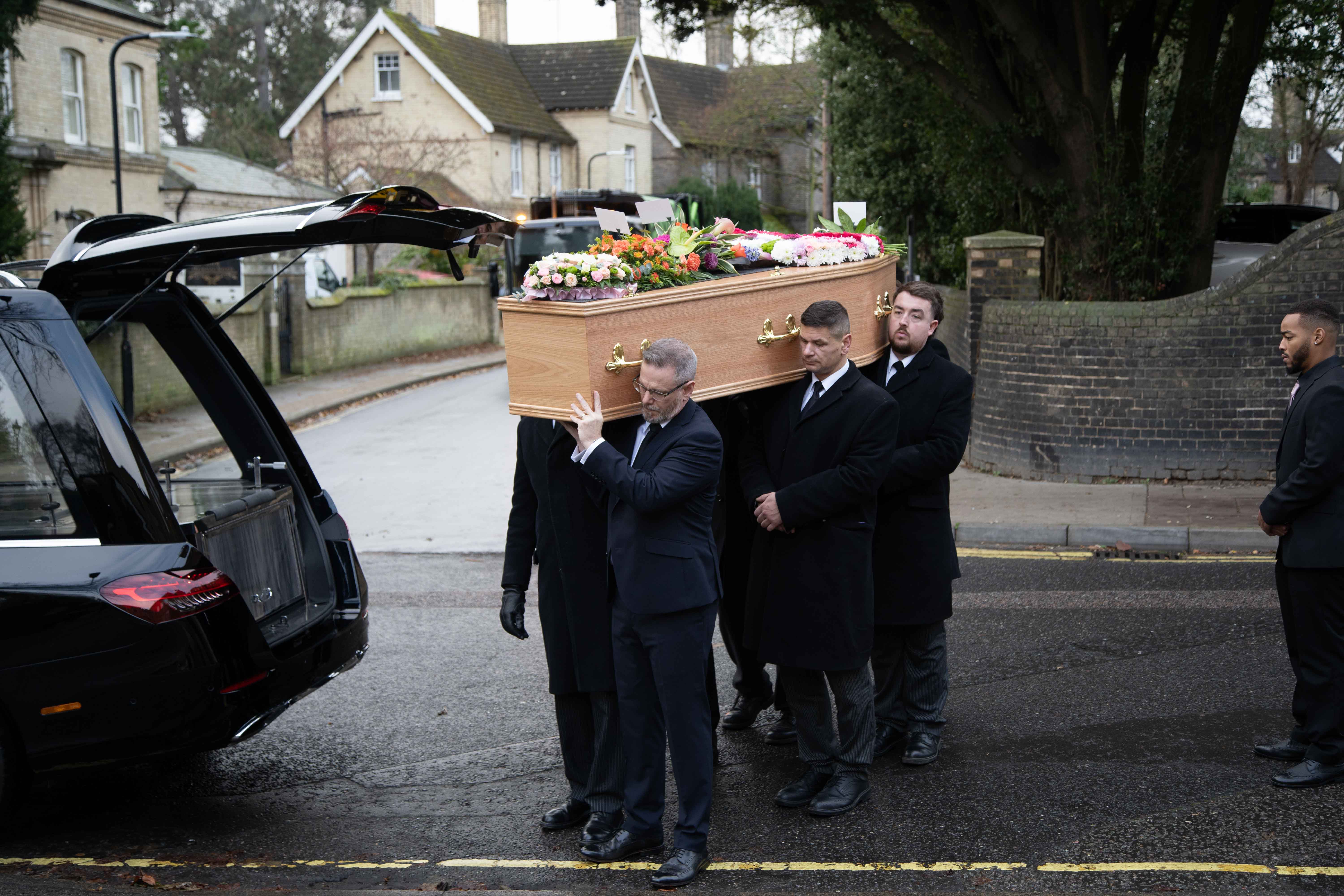 Funeral photography by Louis Charles Dalton