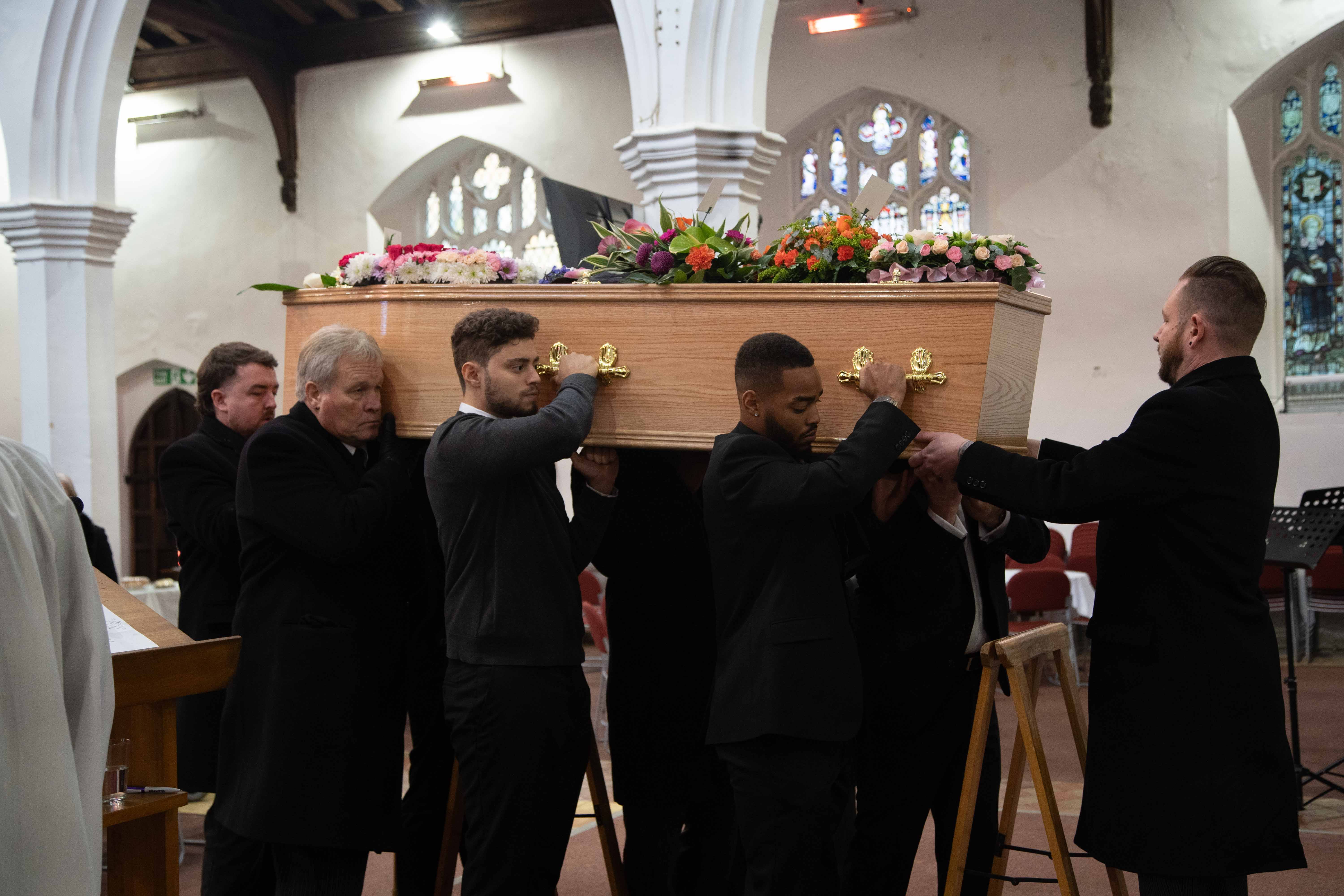 Funeral photography by Louis Charles Dalton