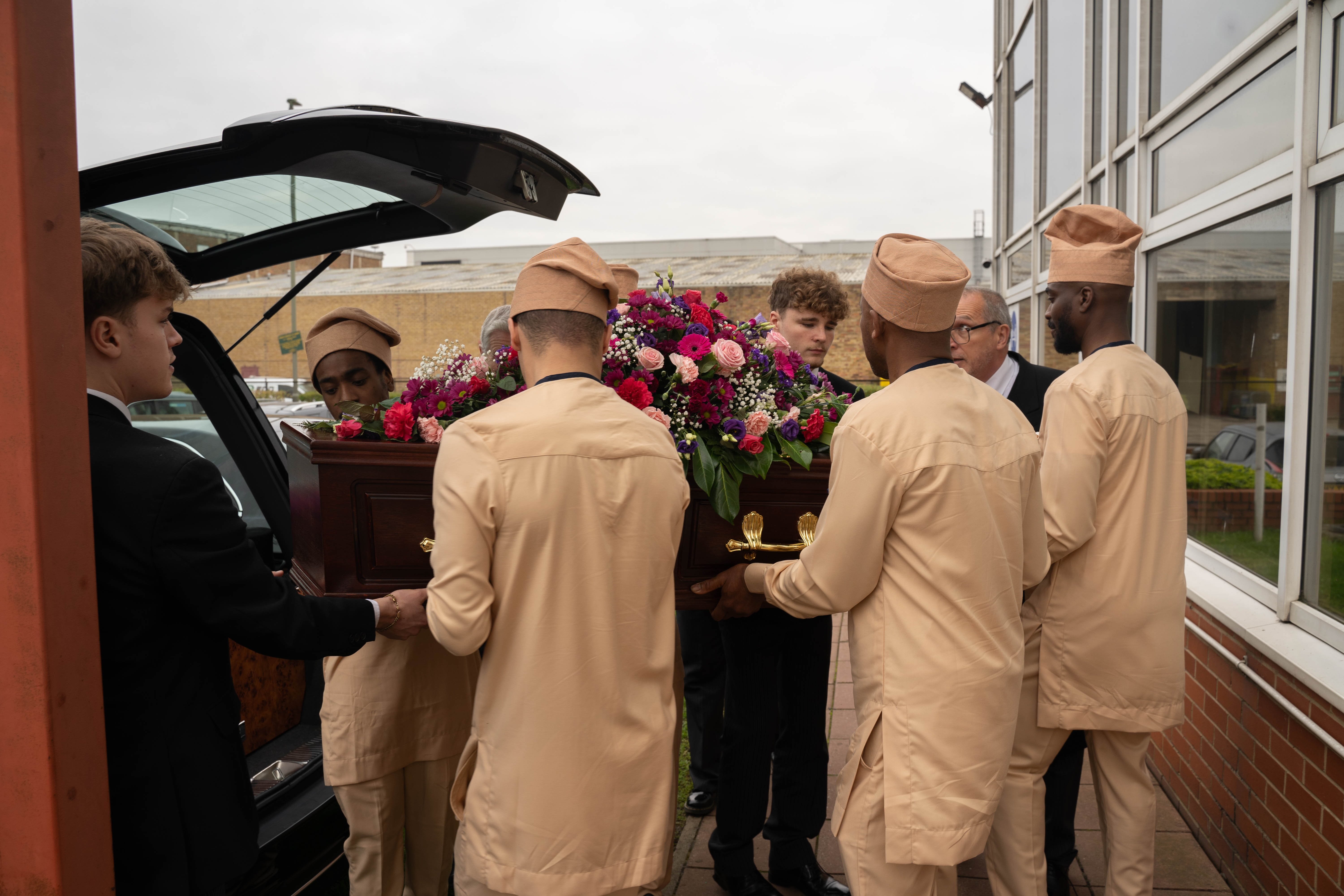 Funeral photography by Louis Charles Dalton