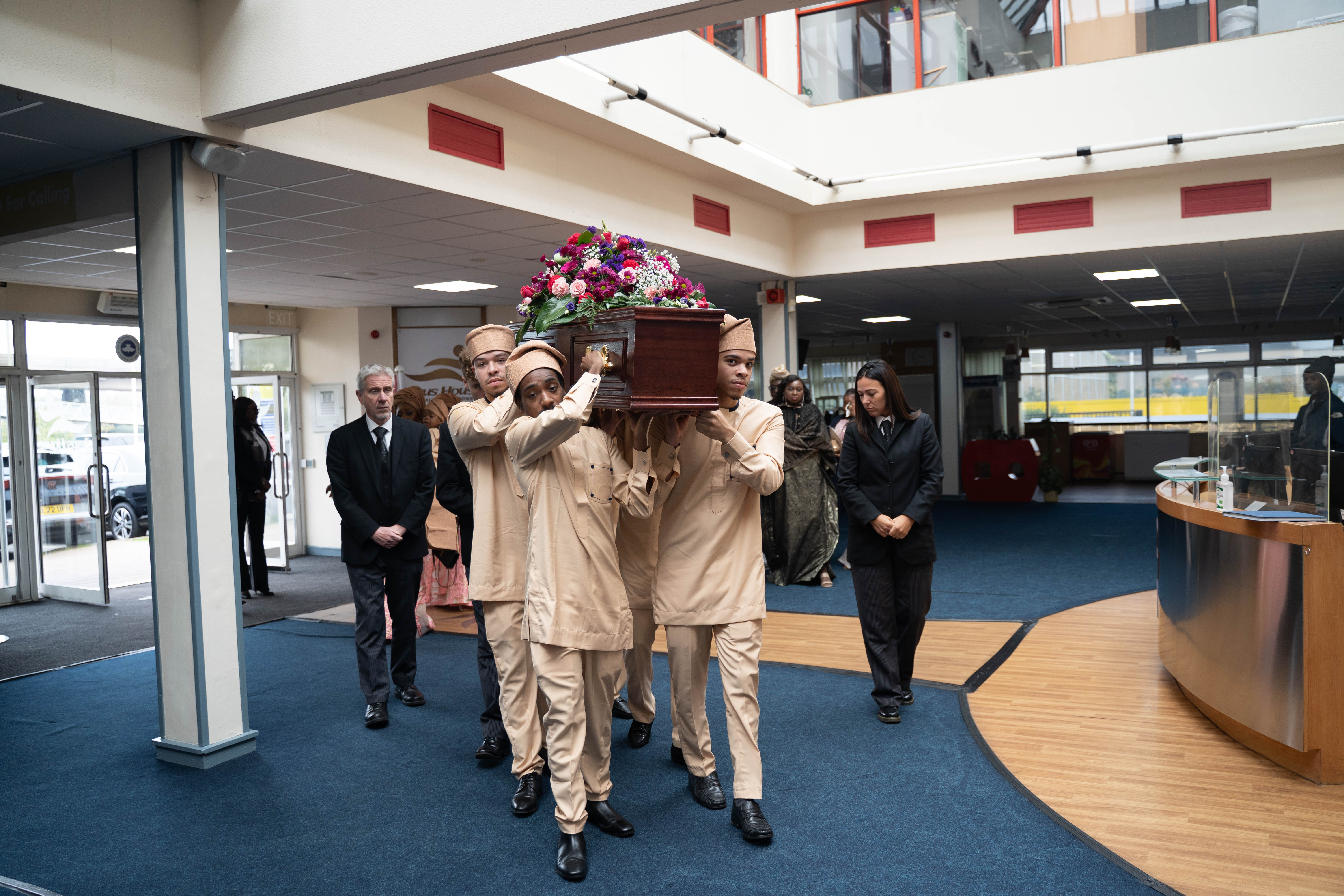 Funeral photography by Louis Charles Dalton