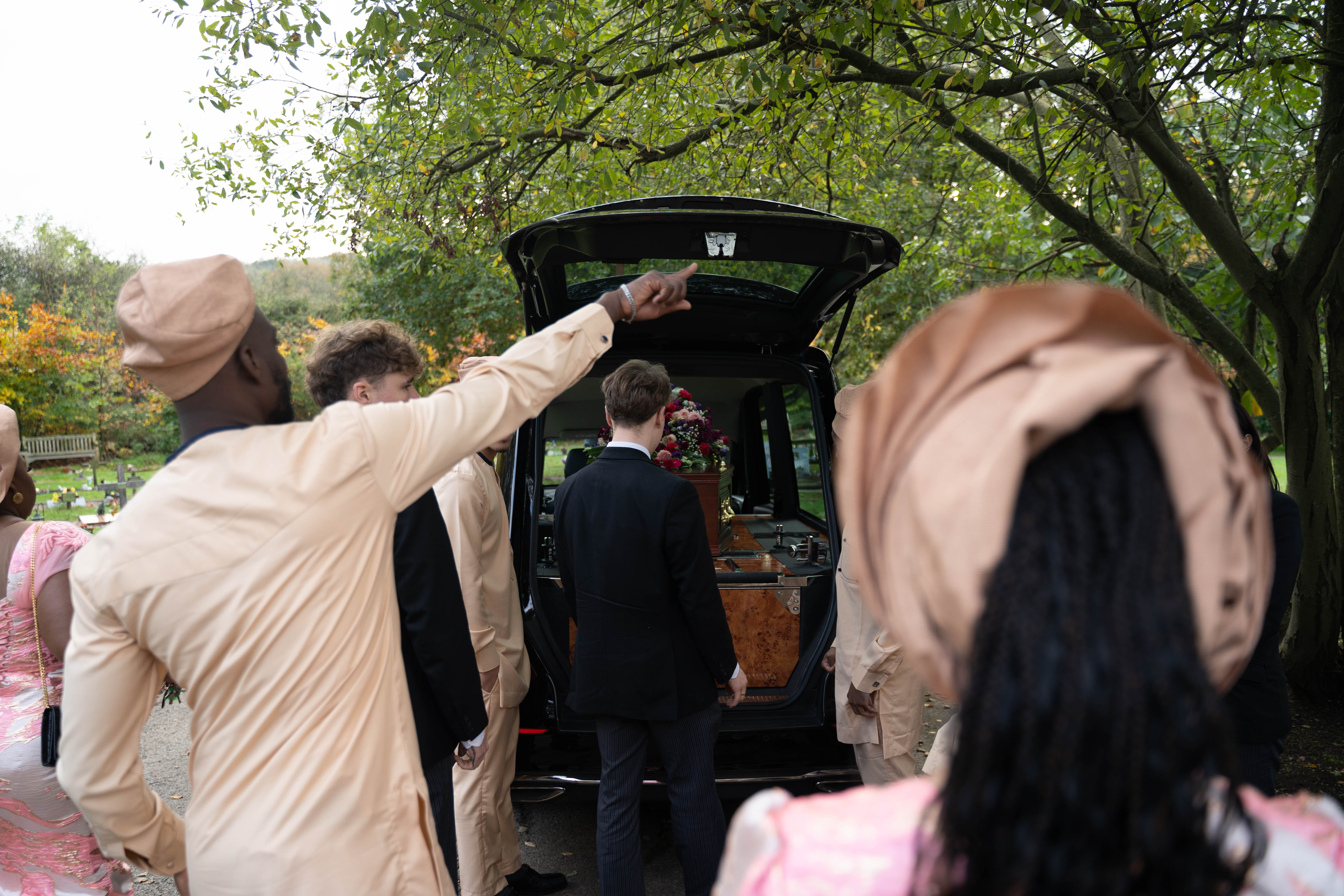 Funeral photography by Louis Charles Dalton