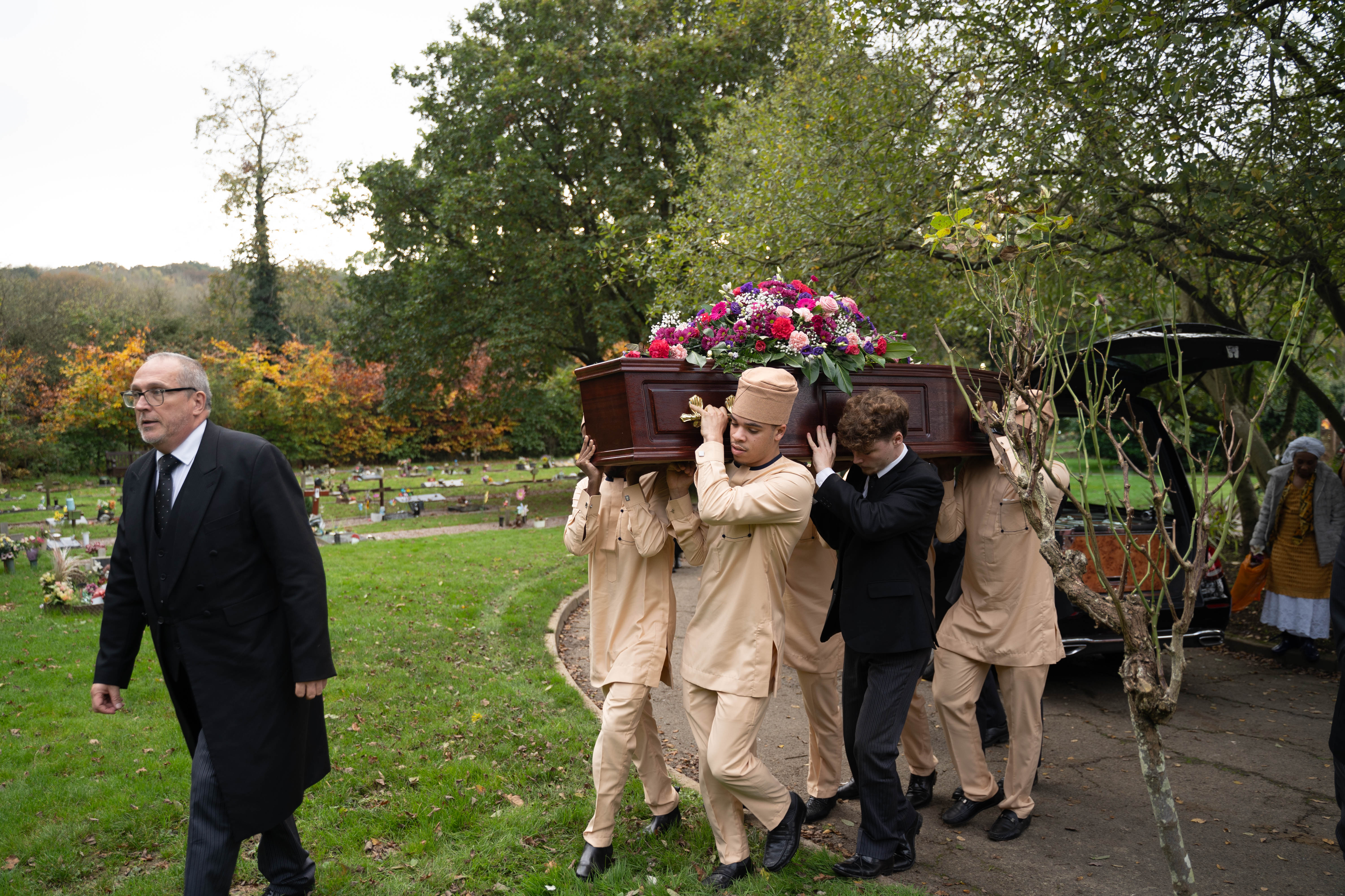 Funeral photography by Louis Charles Dalton