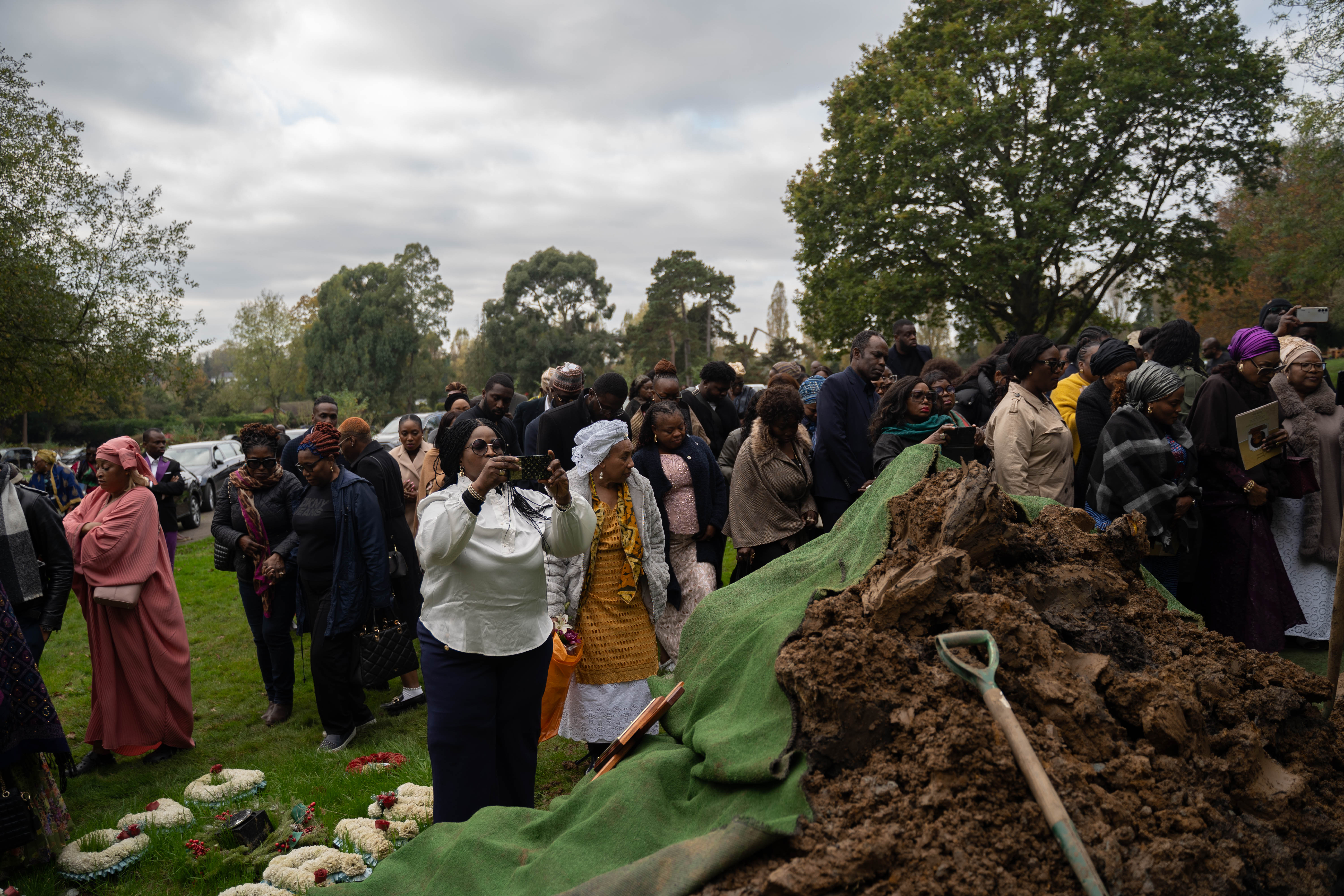 Funeral photography by Louis Charles Dalton