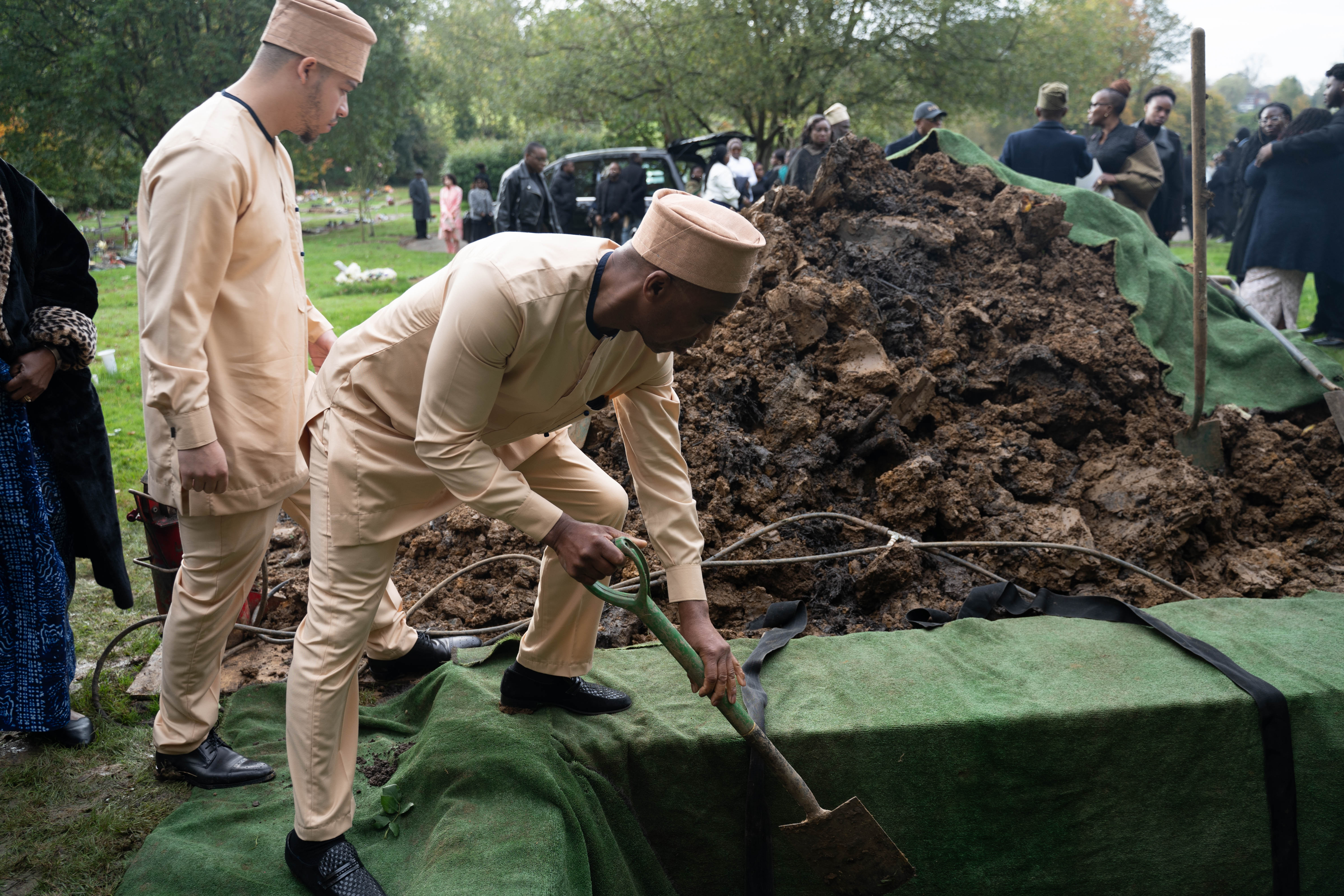 Funeral photography by Louis Charles Dalton