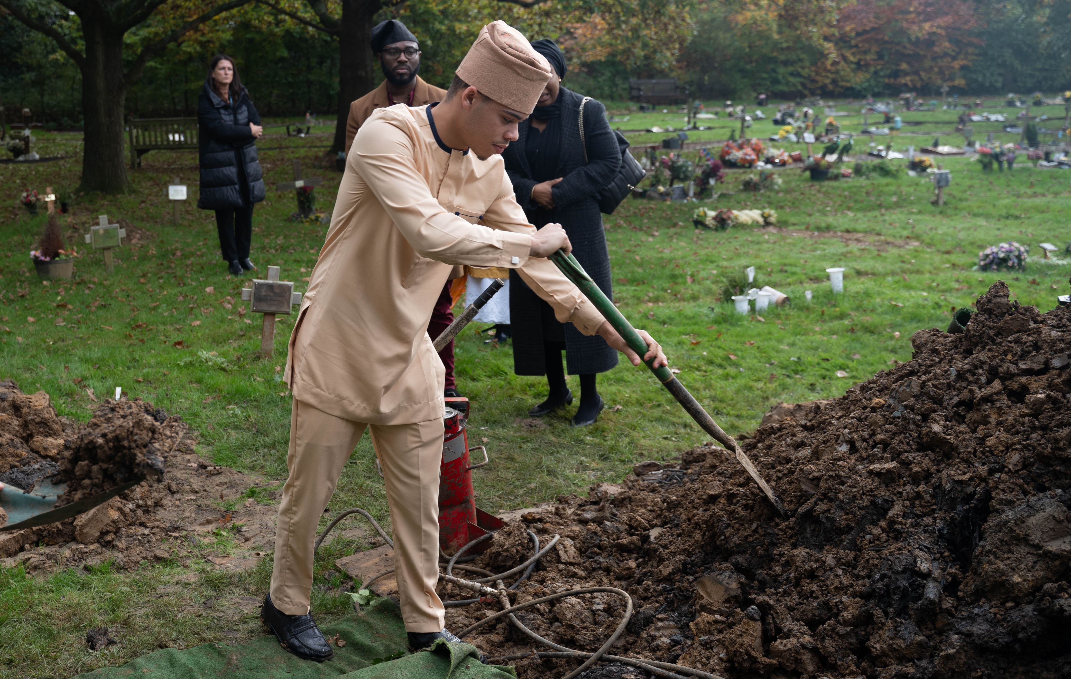 Funeral photography by Louis Charles Dalton