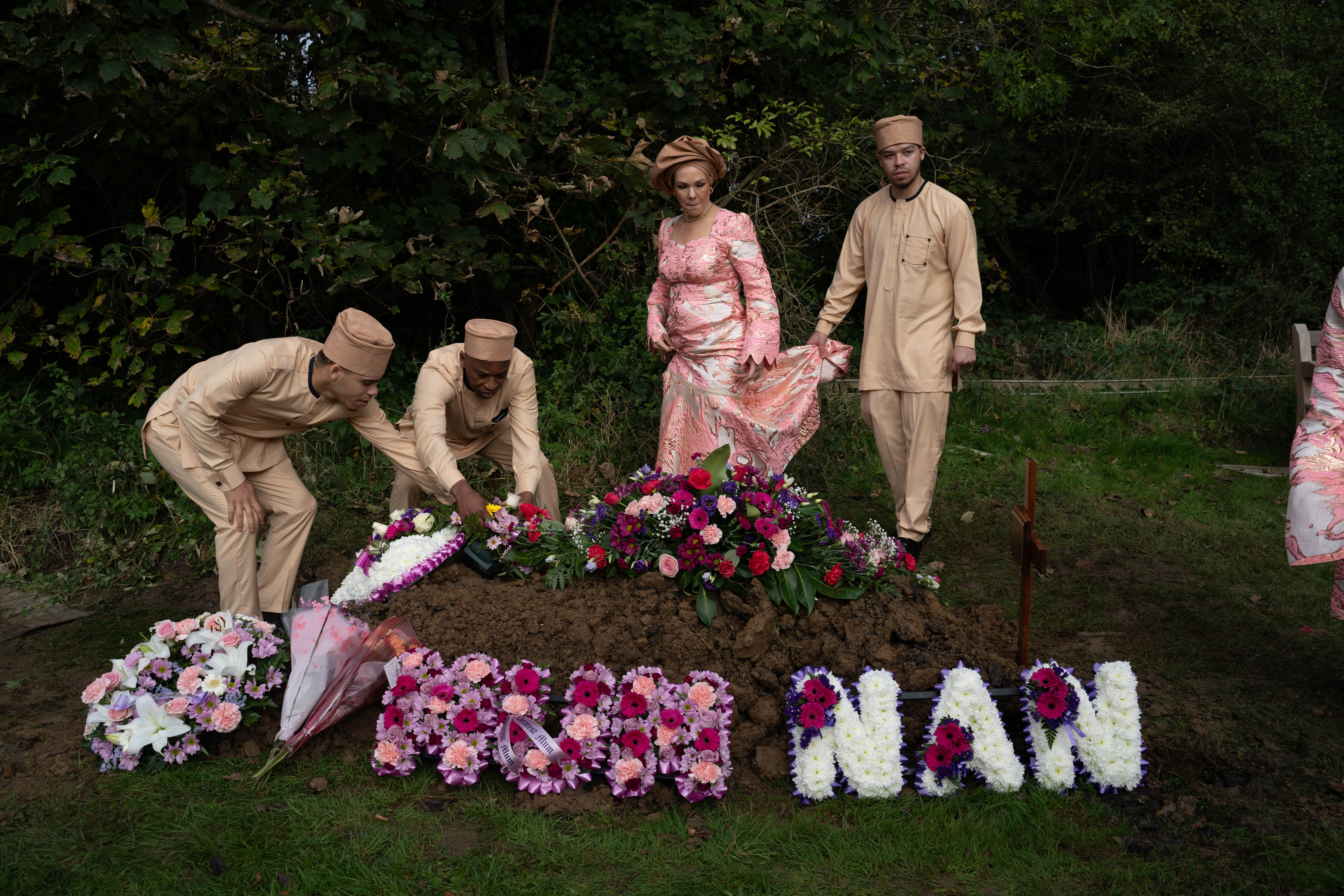 Funeral photography by Louis Charles Dalton