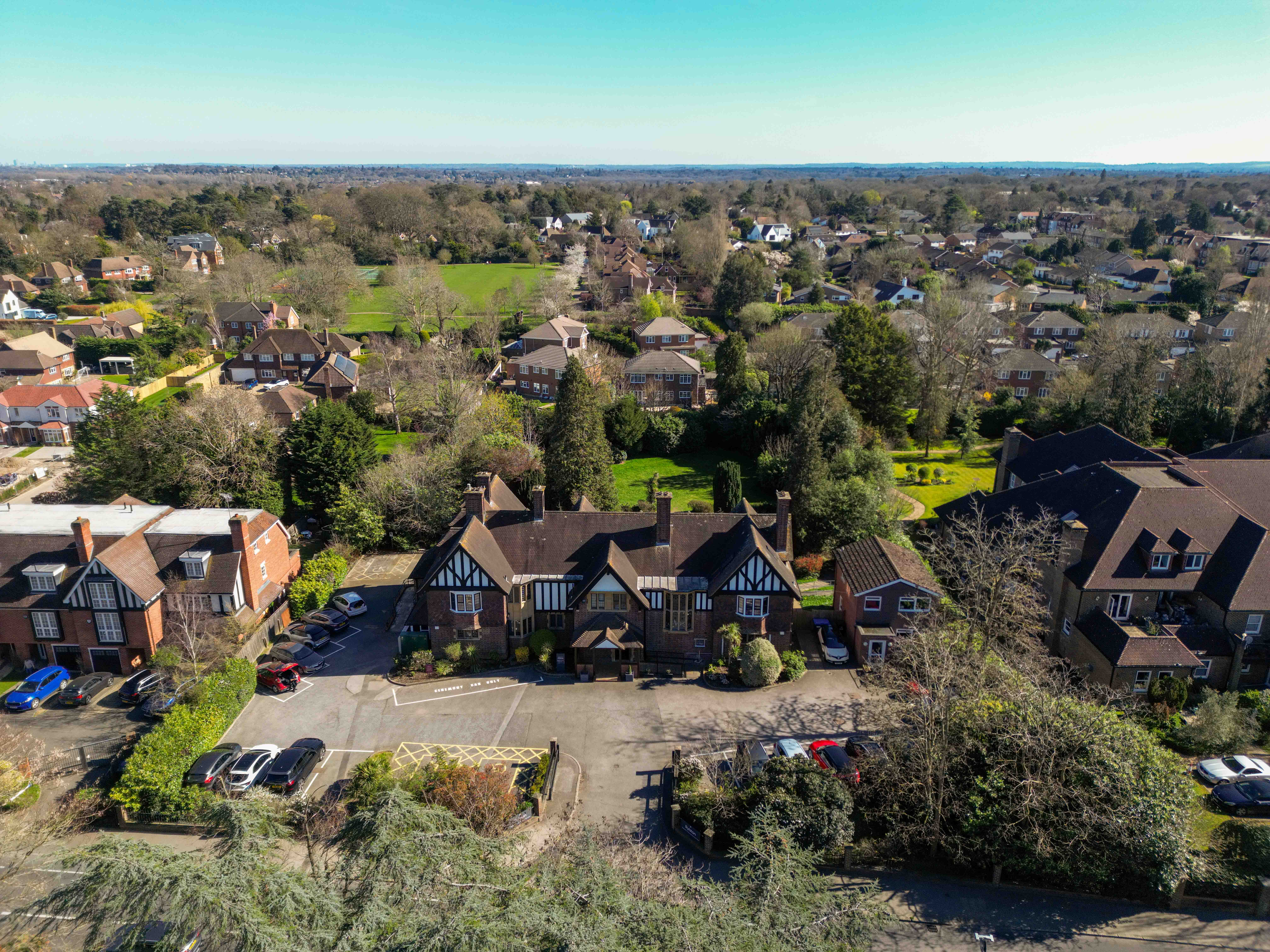 Aerial — venue from above